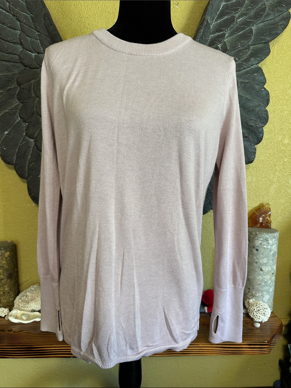 Lululemon Knit Crew Nevk open back Sweater